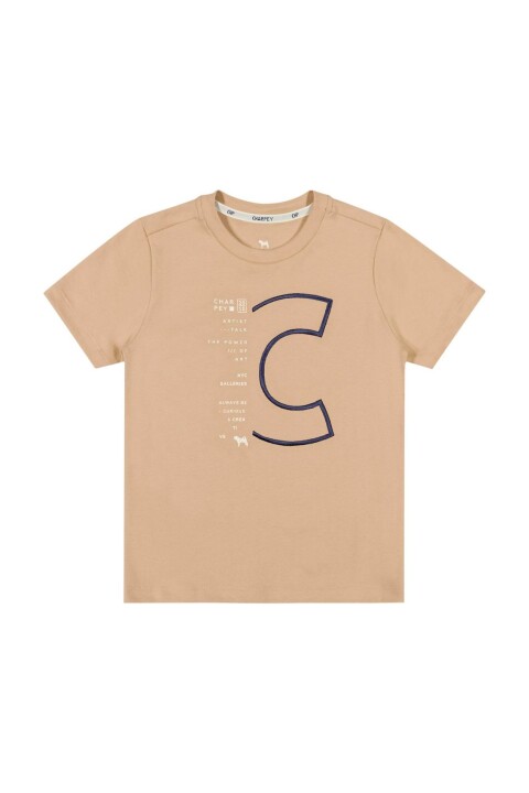 Camiseta Estampado Inicial de la Marca Camiseta Estampado Inicial de la Marca