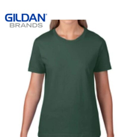 Camiseta básica a la base dama Verde