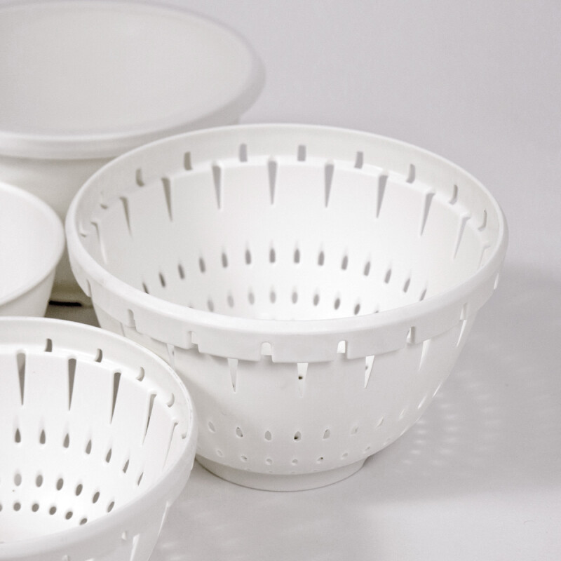 SET BOWL PLAST BLANCO 21X16CM 4PZAS Unica