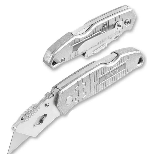 Trincheta Plegable De Aluminio 19x61mm Jadever Trincheta Plegable De Aluminio 19x61mm Jadever