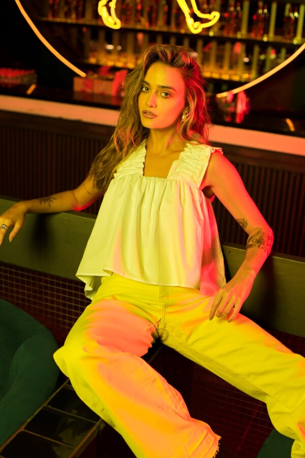 Camisilla Pearl. Fucsia