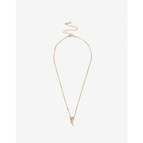 Cadena Corta Con Dije Margarita Dorado