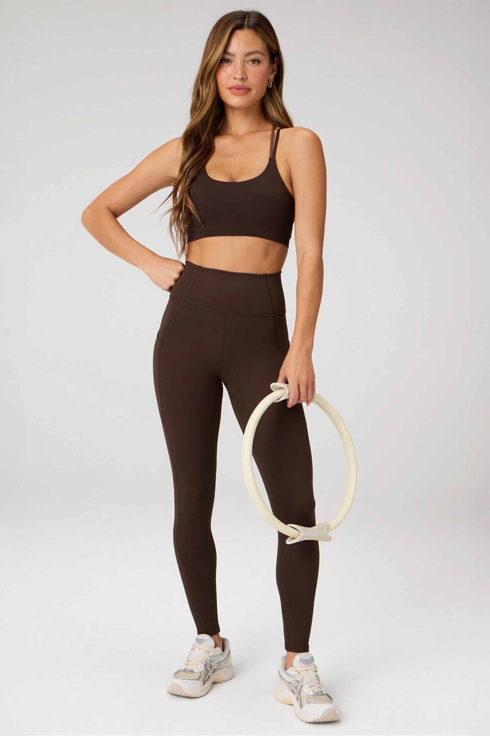 Legging Oasis High-Waisted Mujer Cacao