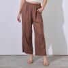 Pantalon Lino MARRON