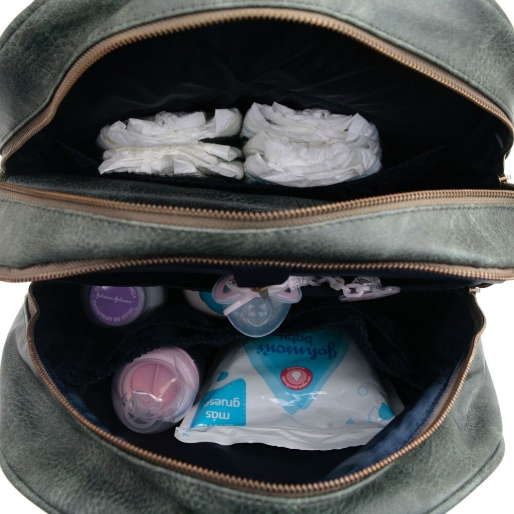 bolso y mochila maternal abierta doble compartimento