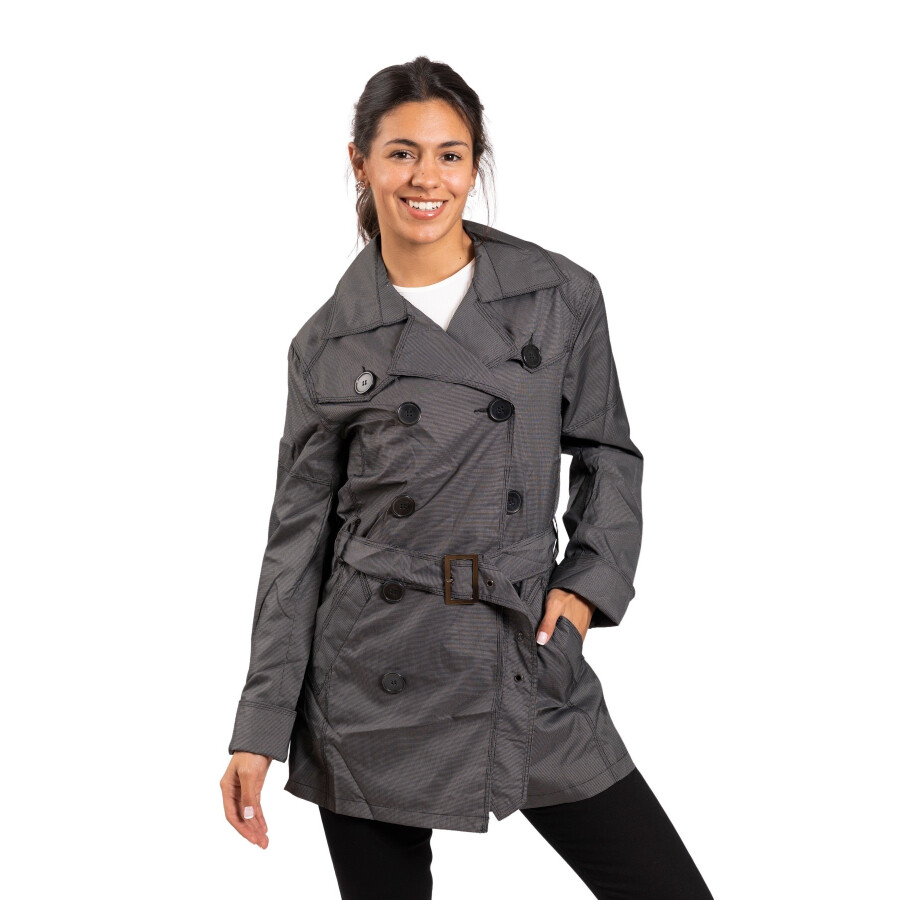 CHERRY TRENCH COAT DARKGREY