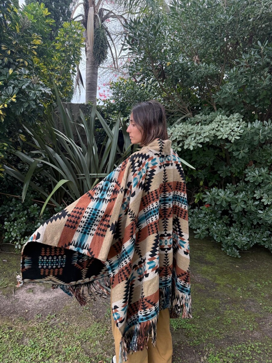 Poncho Sensation - Beige 