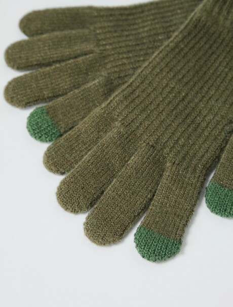 GUANTES INFANTILES VERDE