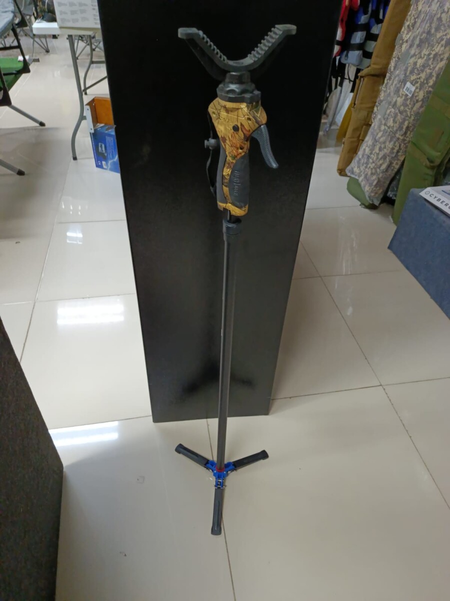 MONOPIE TELESCOPICO 1 PATA CON BASE DE 3 APOYOS AJUSTABLE 