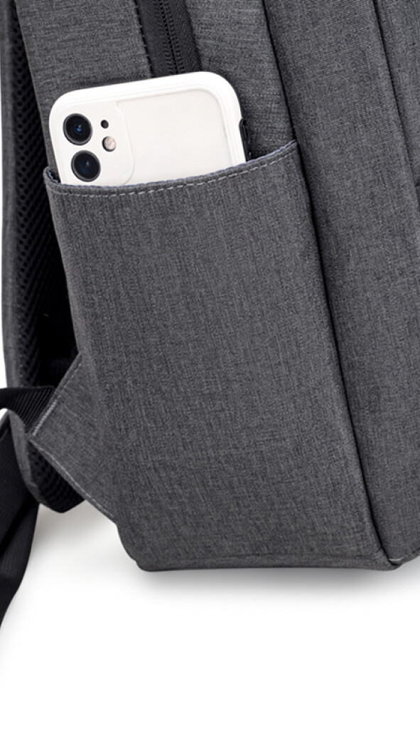 MOCHILA AD WEEK GRIS C/NEGRO