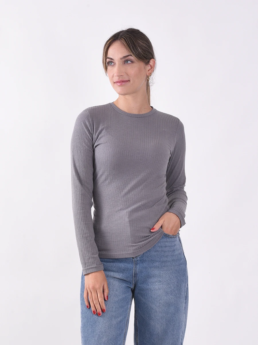 REMERA BASICA MILAN - TAUPE 