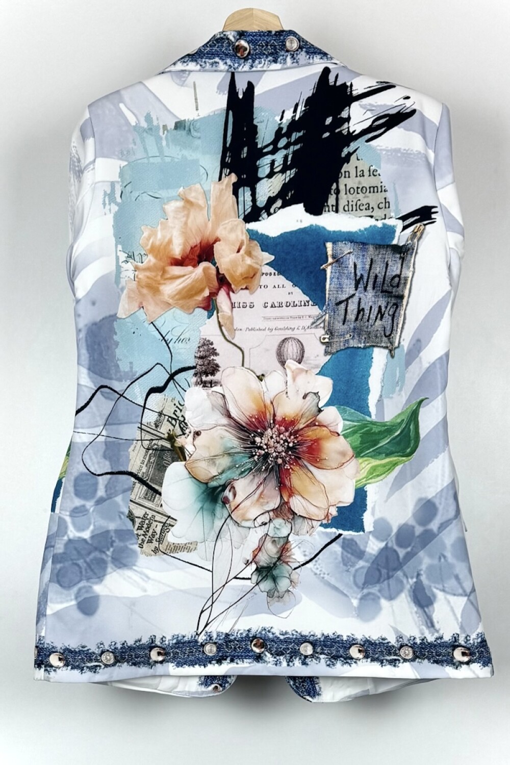 CHAQUETA NEO FLOR JEAN