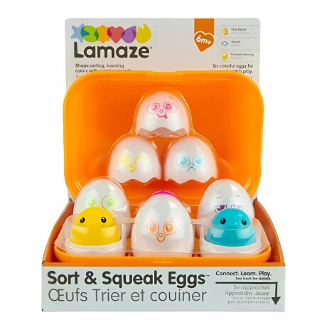 Juego didáctico huevera Lamaze Sort & Squeak Juego didáctico huevera Lamaze Sort & Squeak
