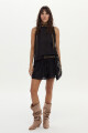 Top Delfina Negro