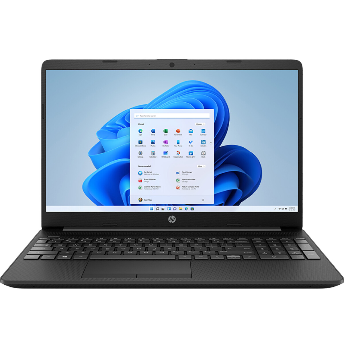 Notebook HP 15T-DW300 i7-1165G7 Jet Black 256GB 8GB 15.6" 