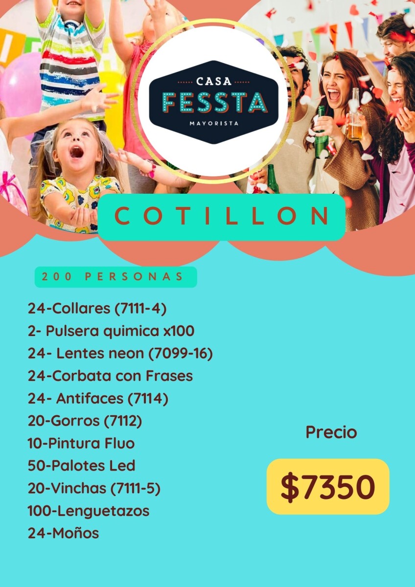 Cotillon 200 Personas 