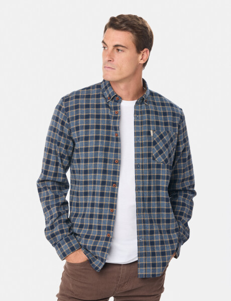 CAMISA DE VIYELA Piedra