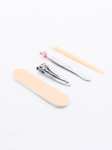 MANICURE MINI SET X 4 CORAL