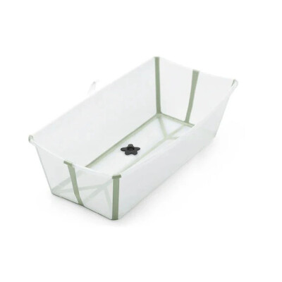 Baño Plegable Flexi Bath Transparente / Verde Baño Plegable Flexi Bath Transparente / Verde