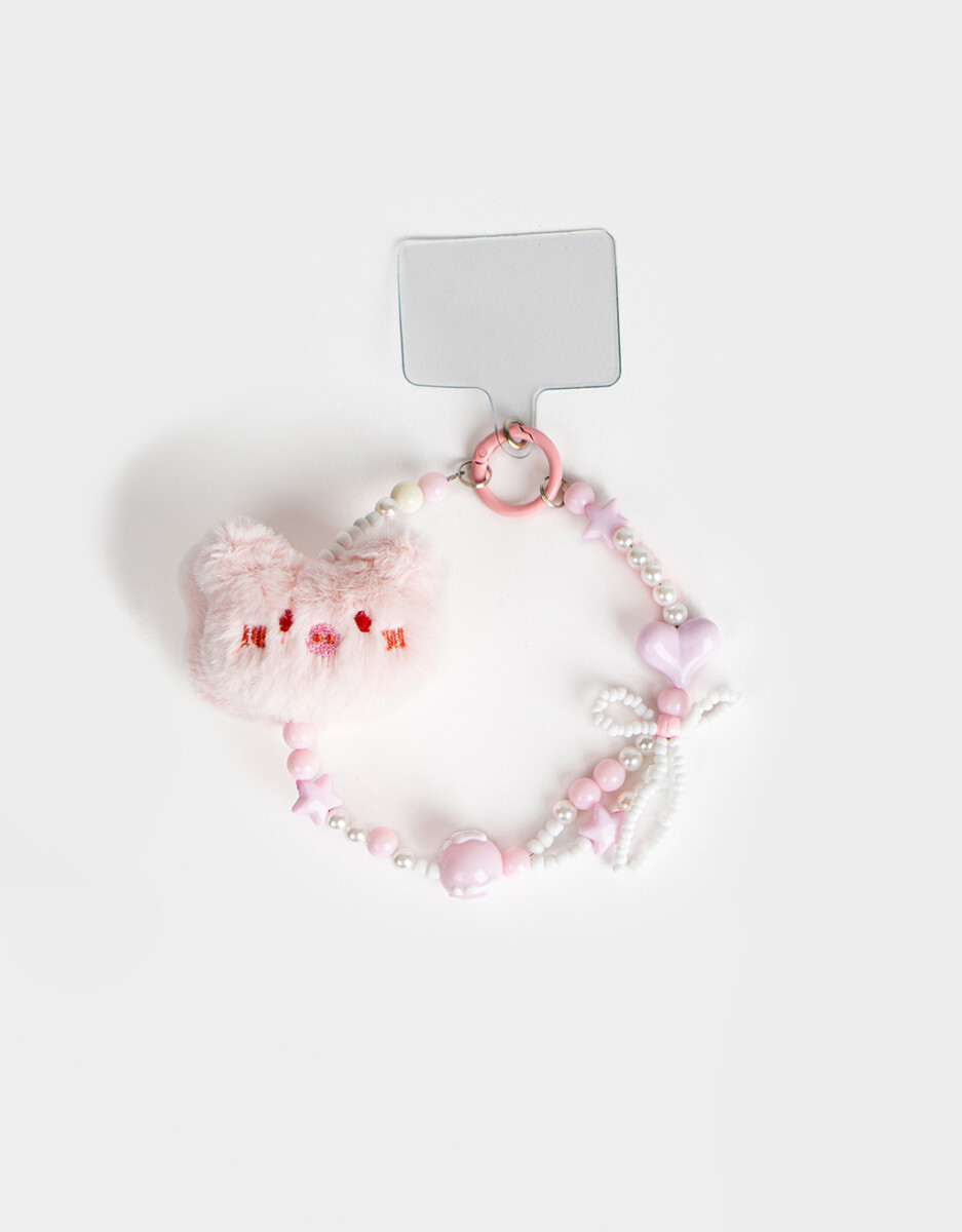 Strap Para Celular Con Peluche De Chanchito 