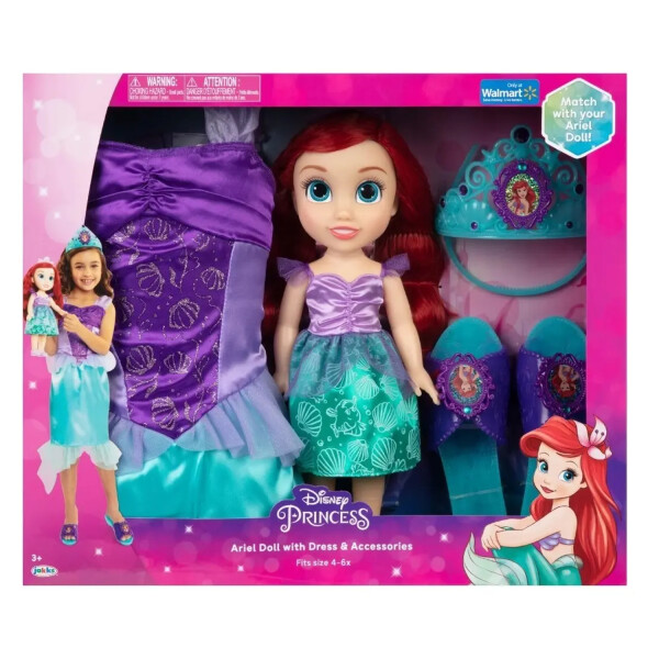 Muñeca Ariel Con Accesorios Y Licencia Disney 51522 MUÑECA DISNEY ARIEL CON ACCESORIOS 51522