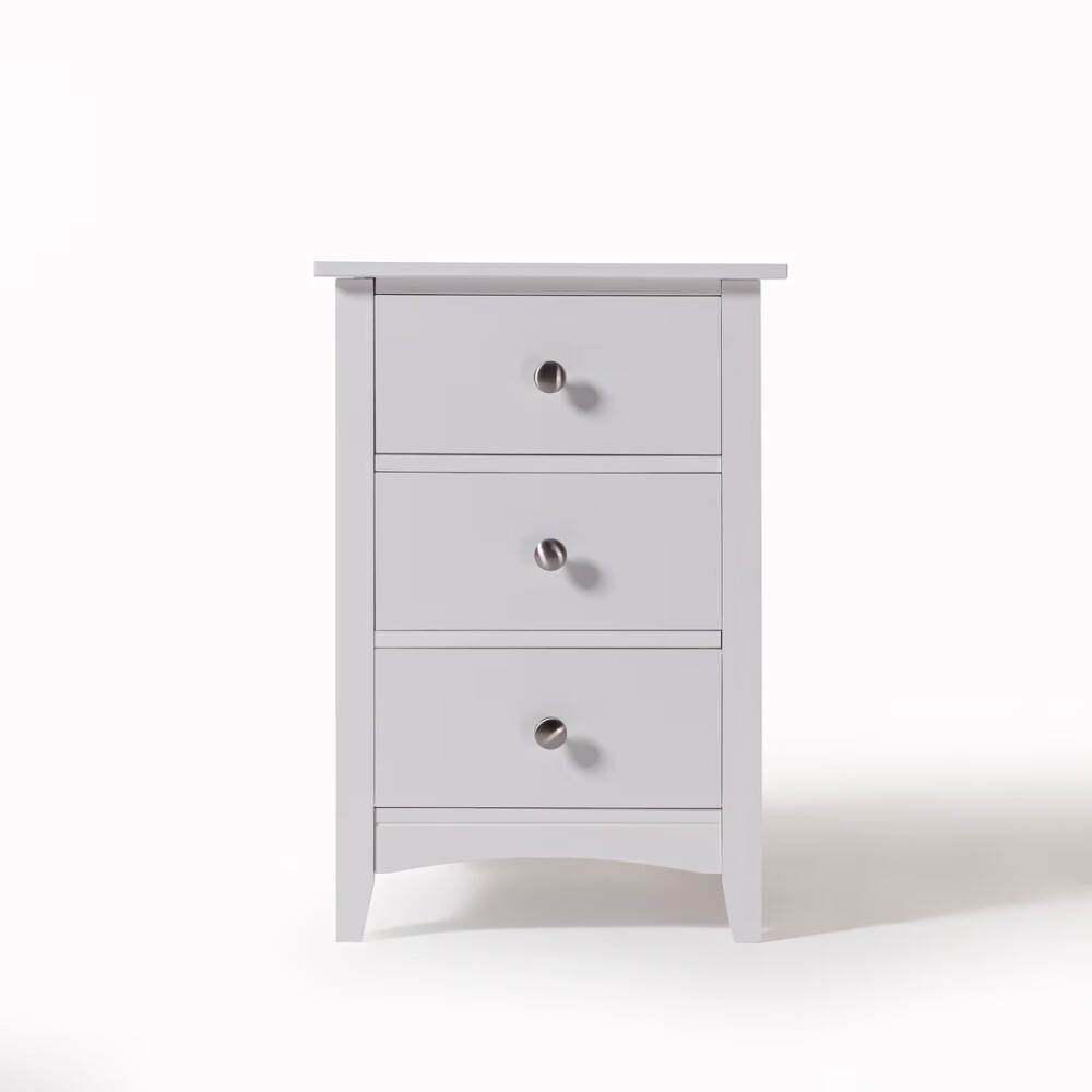 Mesa de luz 3 cajones Madera maciza / mdf Mesa de luz 3 cajones Madera maciza / mdf