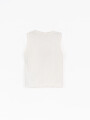 MUSCULOSA ESTAMPADA OFF WHITE
