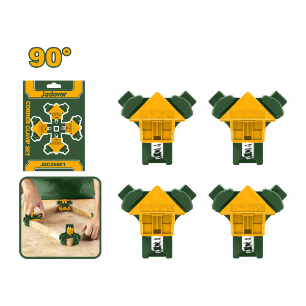 Juego de 4 Prensas Esquineras 90° Jadever Juego de 4 Prensas Esquineras 90° Jadever