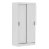 Ropero Dalia 2 Puertas Correr Blanco Mdp Ropero Dalia 2 Puertas Correr Blanco Mdp