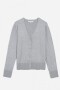 Cardigan escote en V GRIS