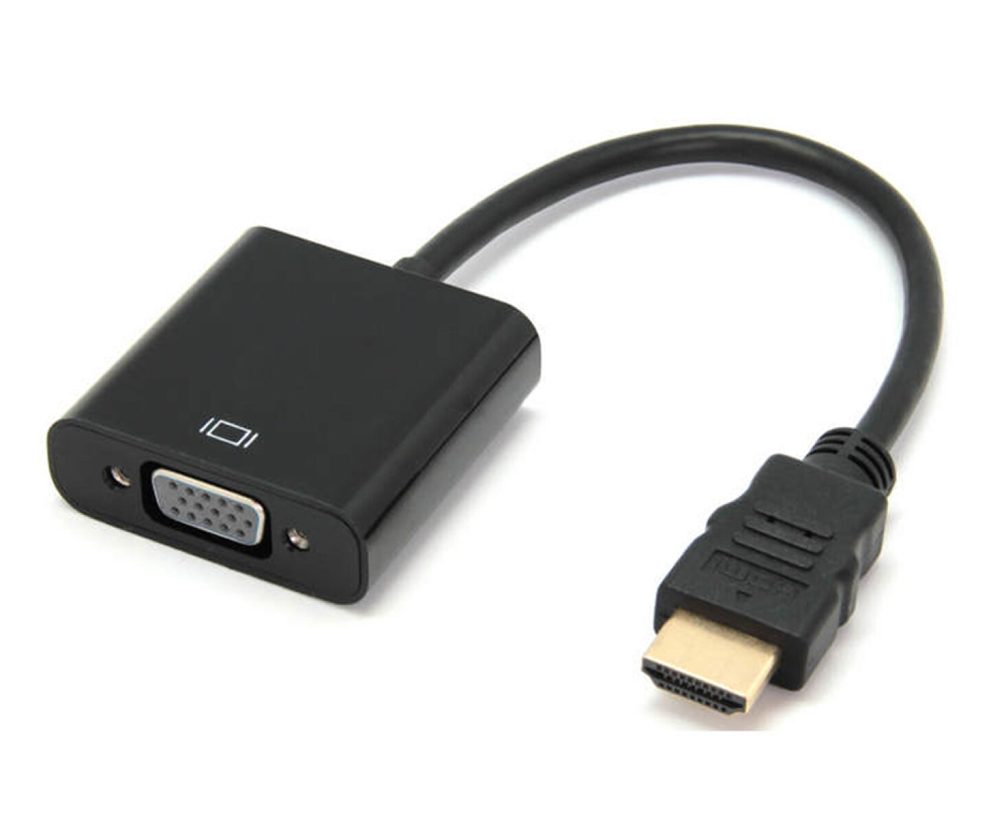 Adaptador HDMI (M) a VGA (H) con Cable de Audio - 001 