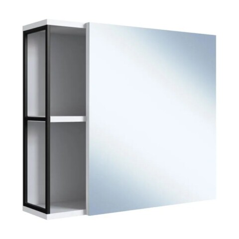 Espejo Botiquin De Baño Blanco Mdp Albi Blanco Espejo Botiquin De Baño Blanco Mdp Albi Blanco