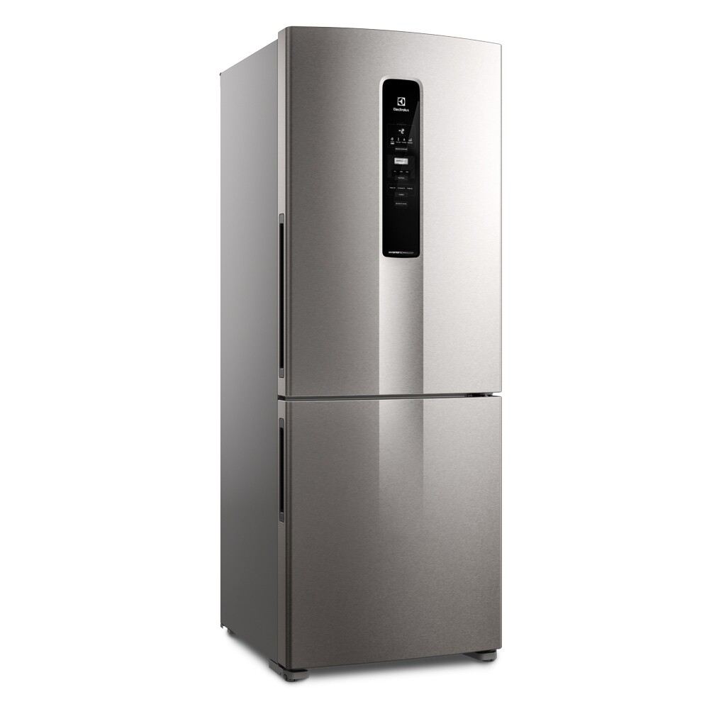 Refrigerador Frío Seco 527 Lts Inox S/D INVERTER<br /> Freezer abajo 194 Lts Gris
