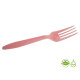 Tenedor Biodegradable x10 Unidades Rosado