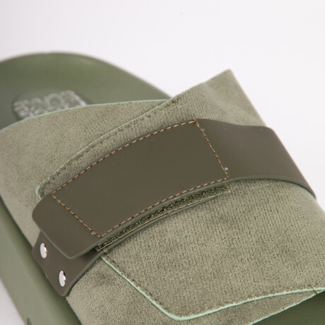 SANDALIA SERAND Verde Militar