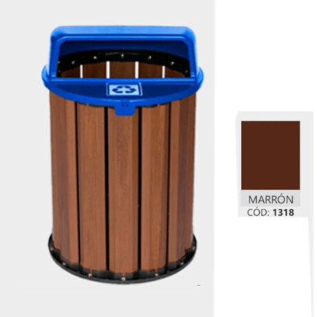 CESTO DE RESIDUOS DE 70 CM MARRON (ORGANICO) IPE N/a