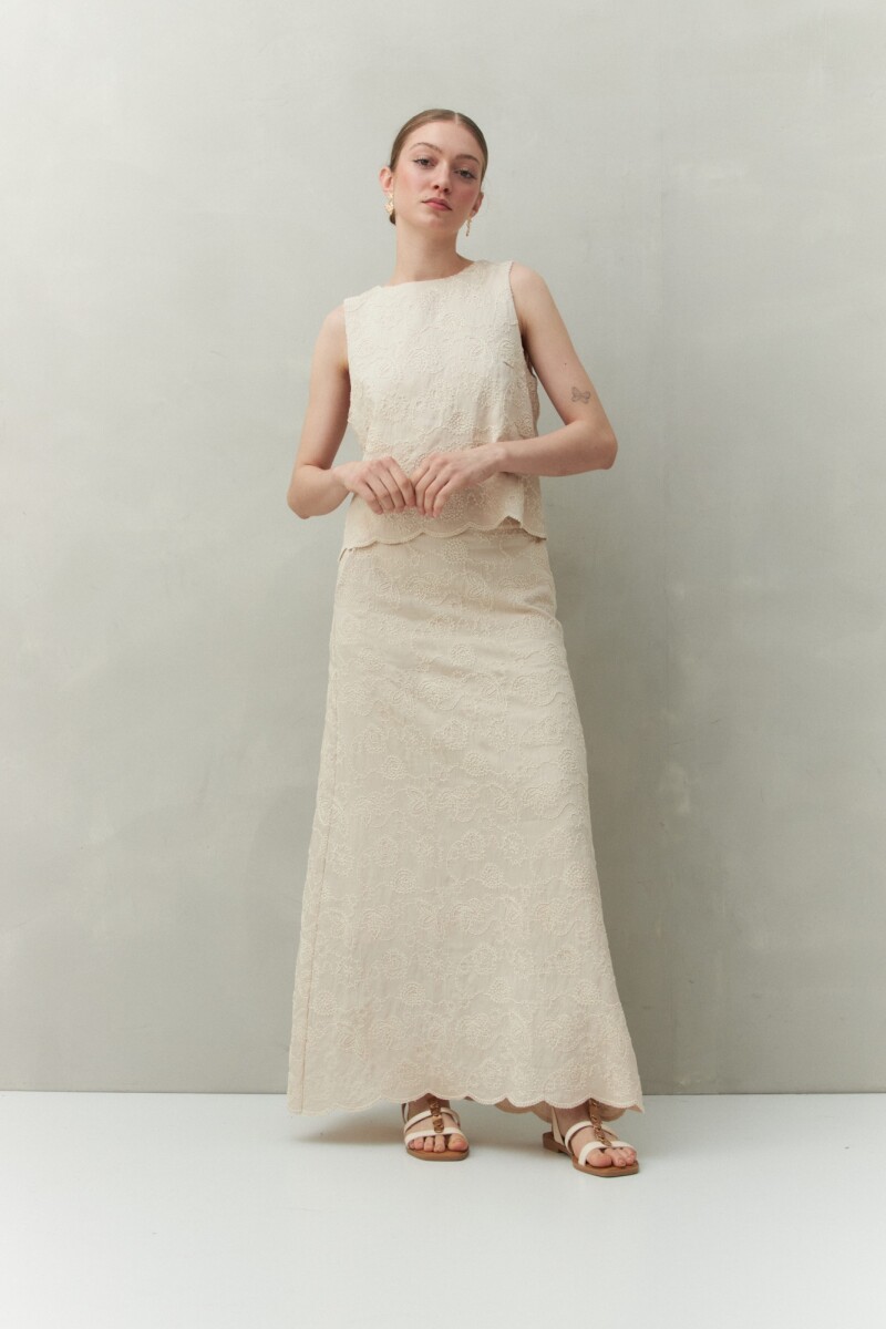 FALDA MAJO Beige