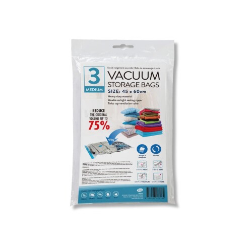 SET X3 BOLSA ALMACENAMIENTO AL VACIO 45X60CM SET X3 BOLSA ALMACENAMIENTO AL VACIO 45X60CM