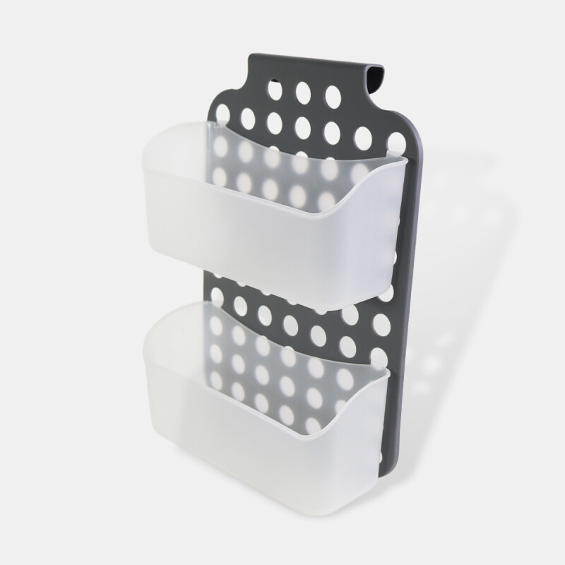 ORGANIZADOR COLG P/BAÑO C/2CESTAS Unica
