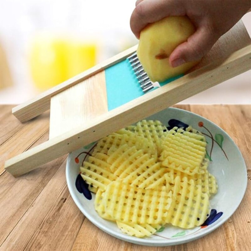 Rayador de papas tipo waffles N/a