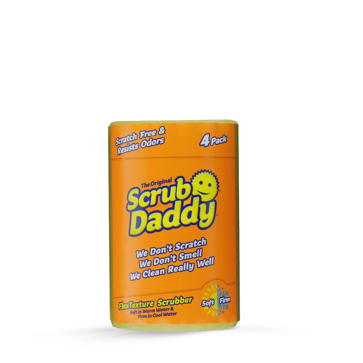 Set X4 Esponjas Scrub Daddy Originales Color Unico 