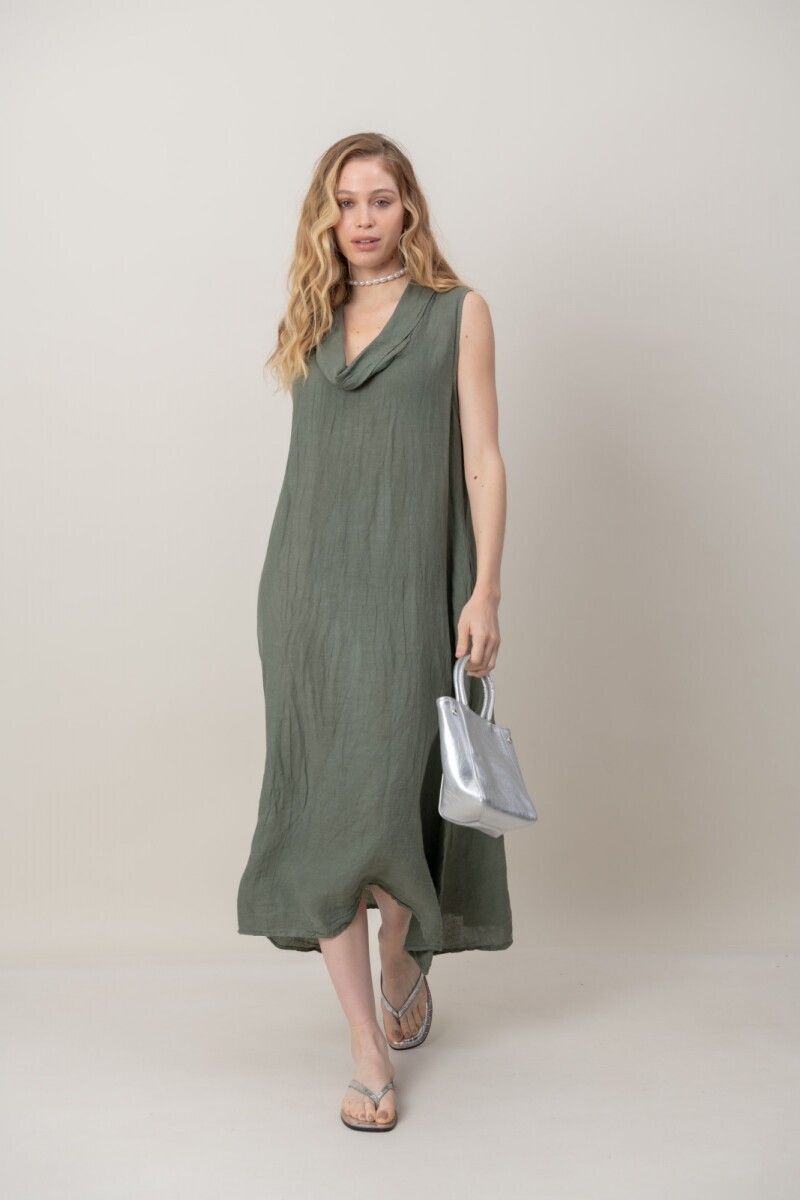 VESTIDO KAILANI - Verde Seco 
