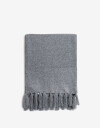 Bufandas Apliques: Hotfix/Bordado/Parches Bufanda Tejida Con Hotfixs - Gris Medio