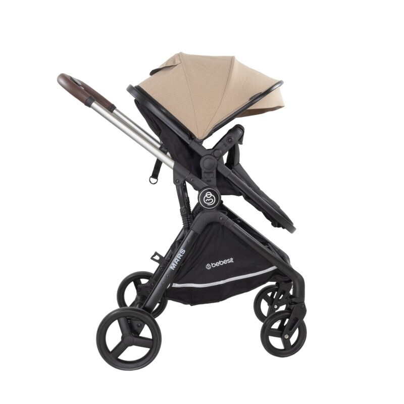 Bebesit Travel System Mars LX Baby Silla I-size + Base Beige Bebesit Travel System Mars LX Baby Silla I-size + Base Beige