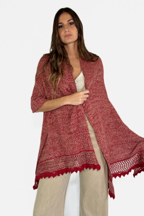 PASHMINA ASTRA Rojo