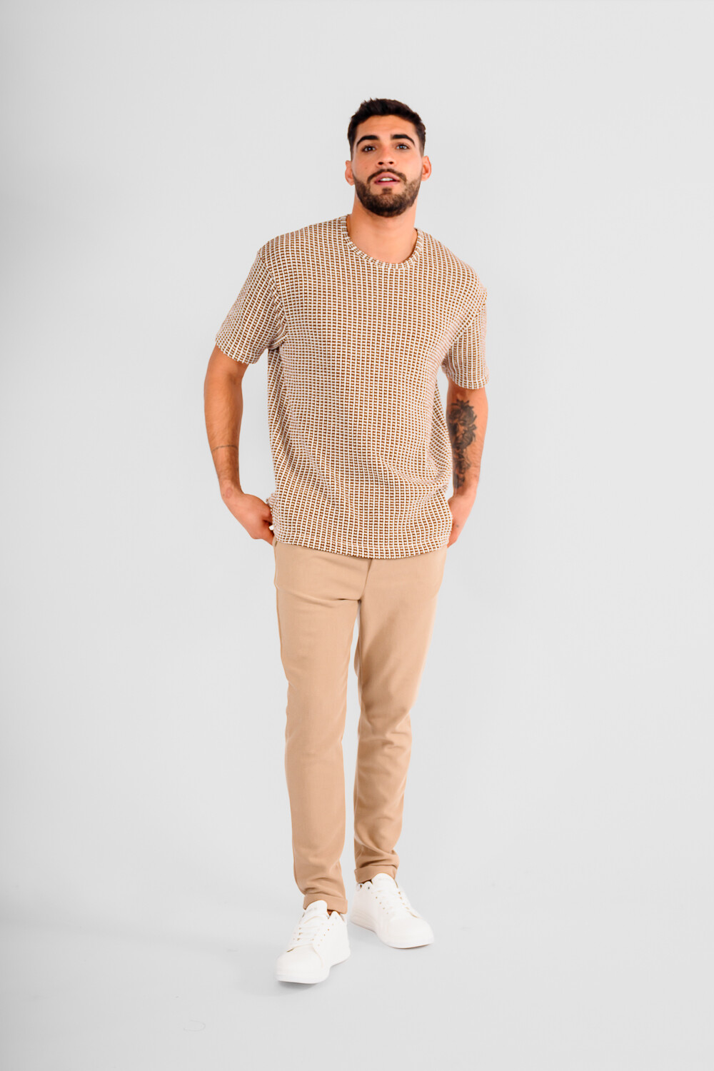 Pantalon Muli Beige