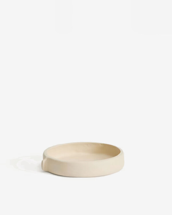 Centro de mesa Mireni de papel maché beige Ø 22,5 cm Centro de mesa Mireni de papel maché beige Ø 22,5 cm