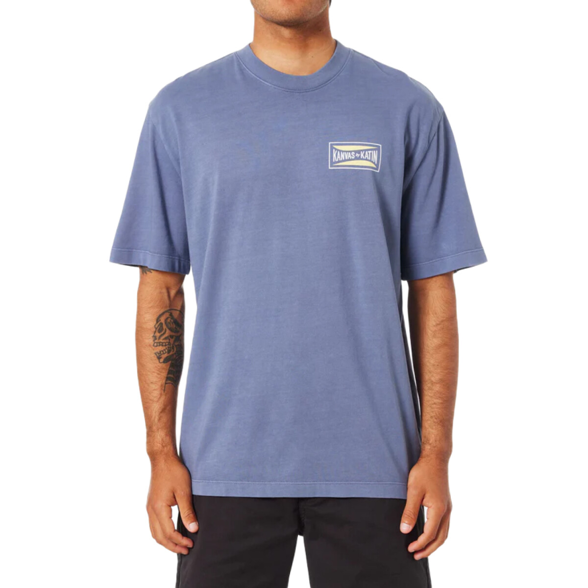 Remera Katin Scrubber Relaxed - Azul 