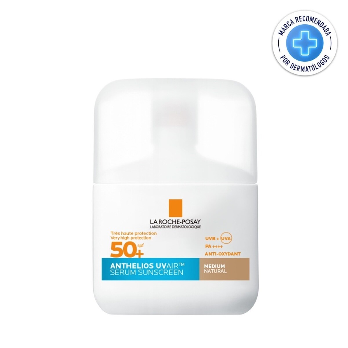 Protector Solar Anthelios Serum Uvair 50+ Tono Medio 50 Ml. 