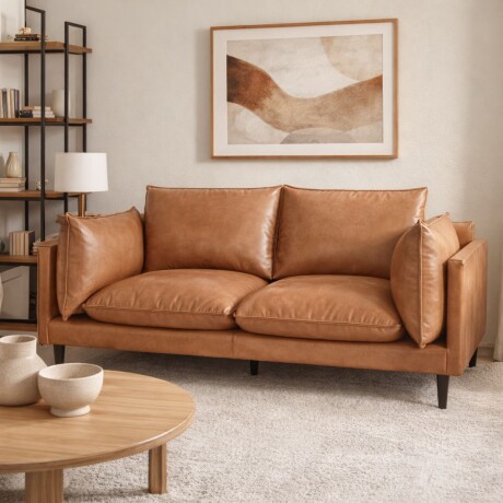 SOFA PATAGONIA Cognac - 3 CUERPOS